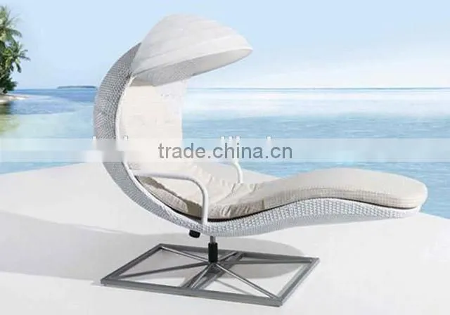new products rattan outdoor chair with adjustable legs