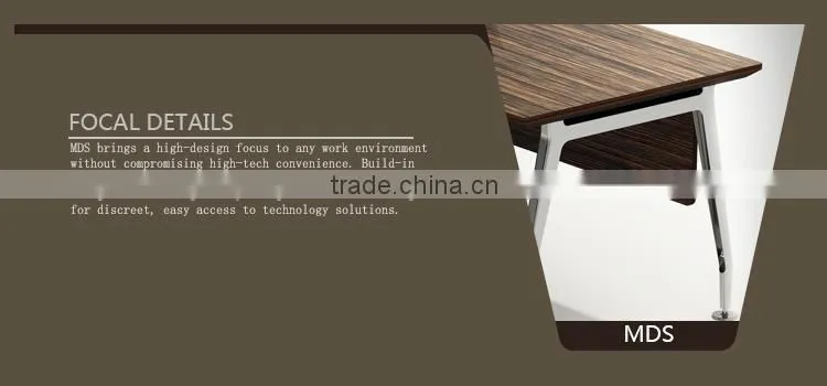 latest design hot sale manager desk with alum frame
