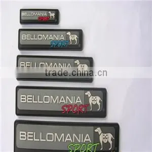 Customized promotion fashion cartoon silicone trademark/brand name