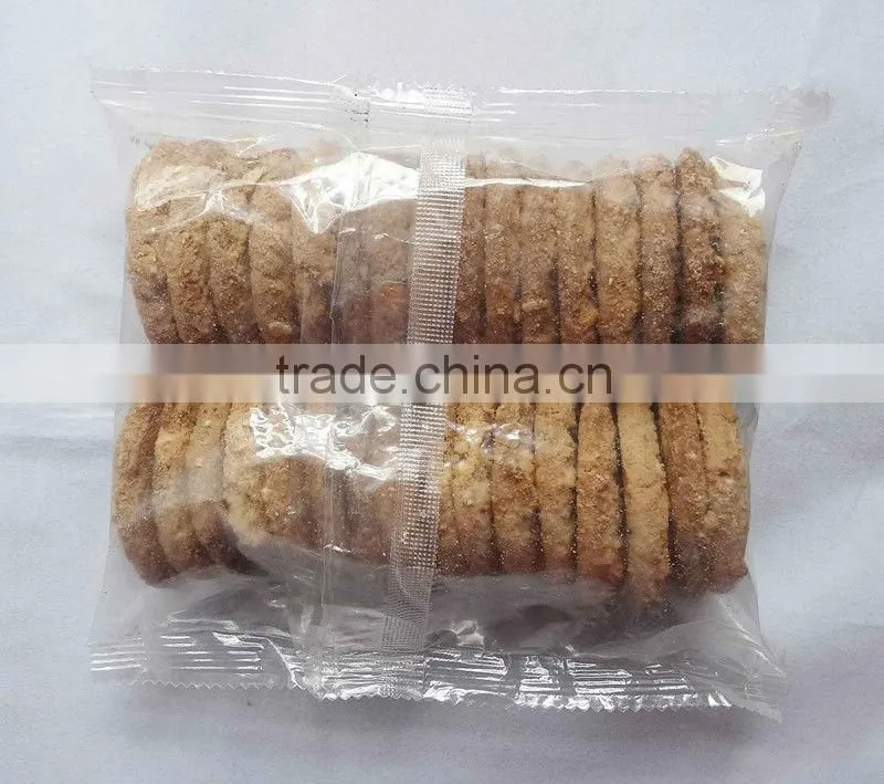 multi-row biscuit on edge wrapping machine with CE certificated