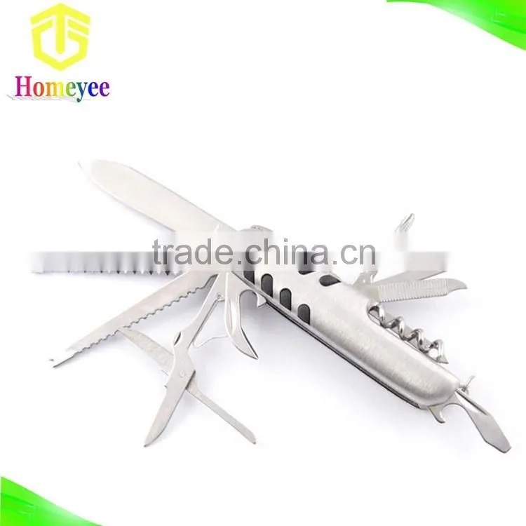Multi Function Pocket Folding Stainless Steel Knife