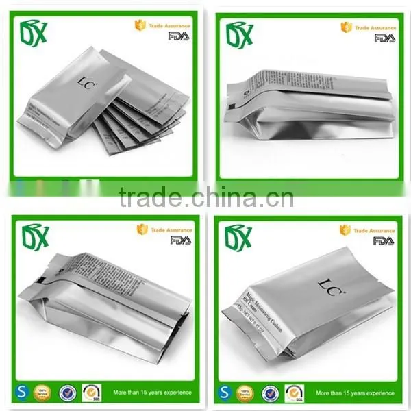 Custom logo print high quality matt aluminum foil bags for cookies packaging