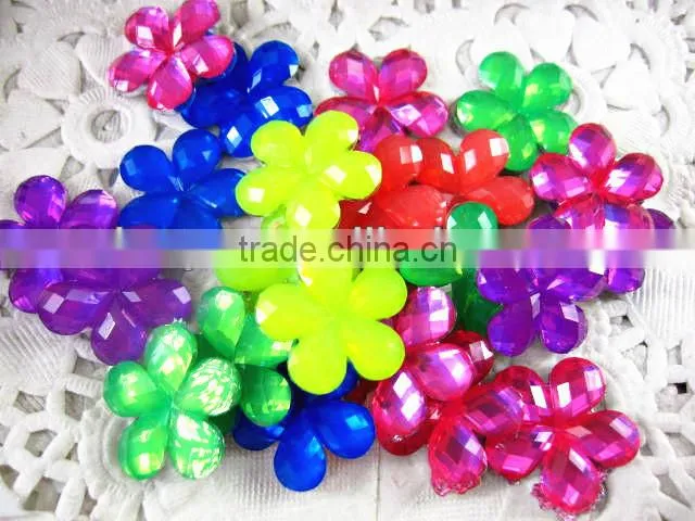 Shining Resin mini flower-Flat back resin craft(Cabochon)