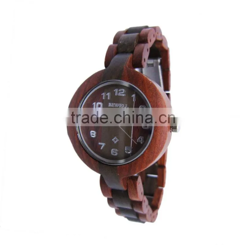 Europe and America Hot Selling Women wooden watch with Japan movement and quartz movement for hot sale