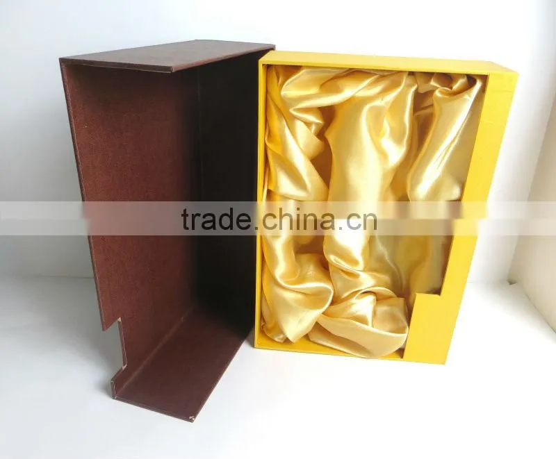 custom design cardboard box luxury paper wine box wholesale in China