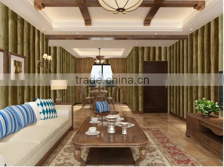 cheapest pvc wall paper Natural wallpaper for home decoraive