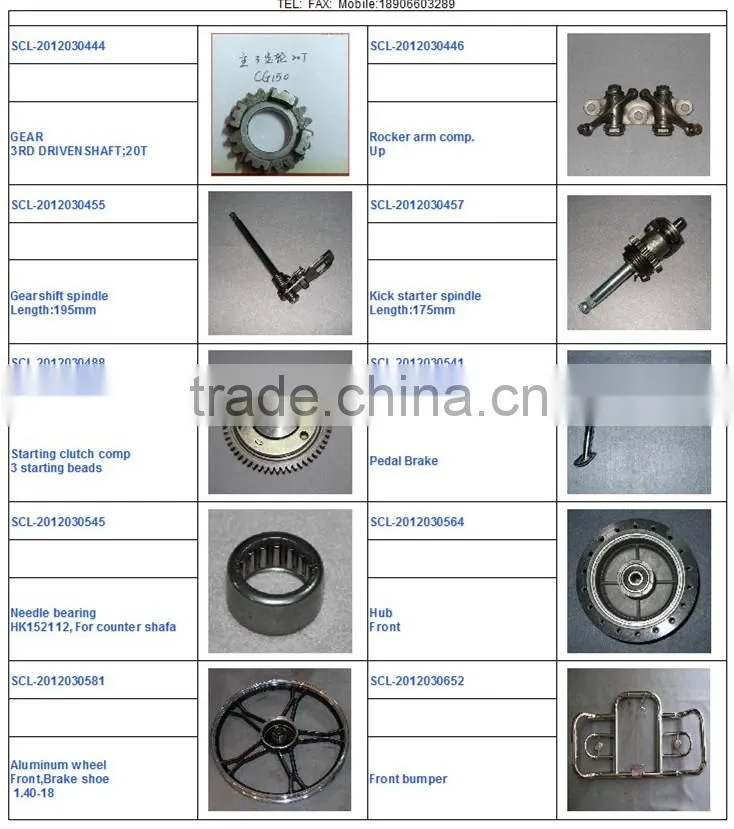 SCL-2013073047 high quality engine comp motorcycle cylinder spare parts