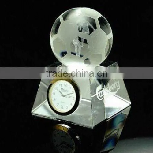2016 New products globe crystal clock