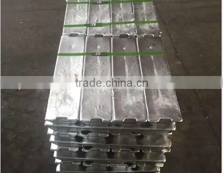 Manufacturers Pure zinc ingot 99.995%