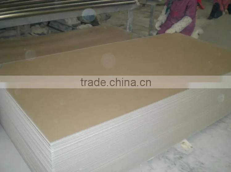 Water-Proof Gypsum Board fixing gypsum board/wall panel 7/7.5/8/9/12/12.5mm