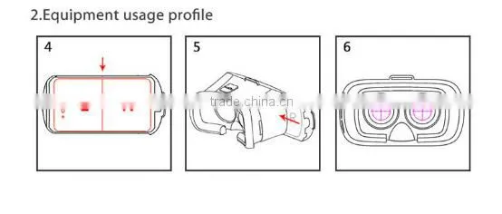 New technology VR PARK 3D Virtual Reality Glasses for Smart Phone