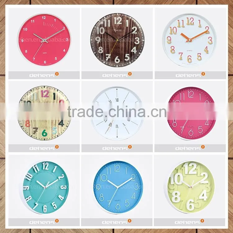 DEHEN New design plastic wall clock