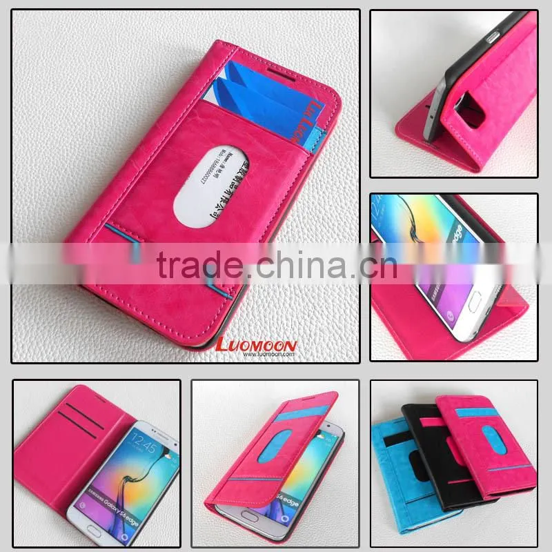 Fashion Crazy Horse Pattern Phone Cover Case