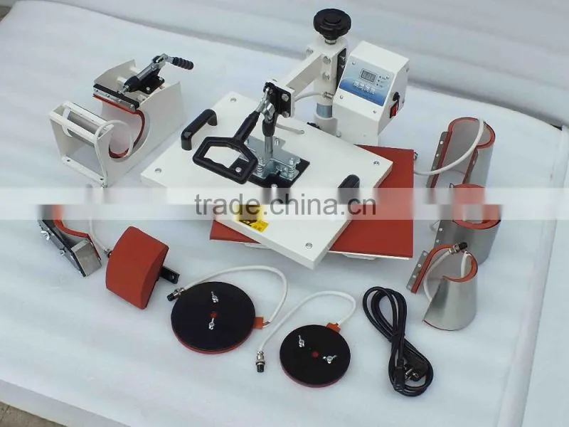 China supplier 8 in 1 heat press machine,digital t shirt printing machine,press heat element