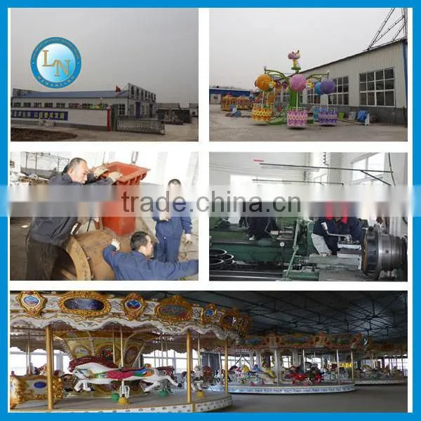 Outdoor amusement park equipment for adults! LINO amusement park sliding rides flying ufo rides for sale