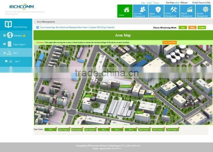 Adavanced Centralized Power Environment Monitoring and Management Host
