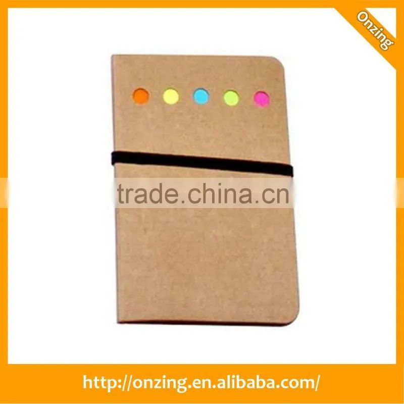 Kraft paper cover sticky note flag