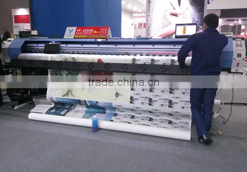 126inch easy operating wide format sticker/poster/banner printer machine with dx5 dx7 printhead