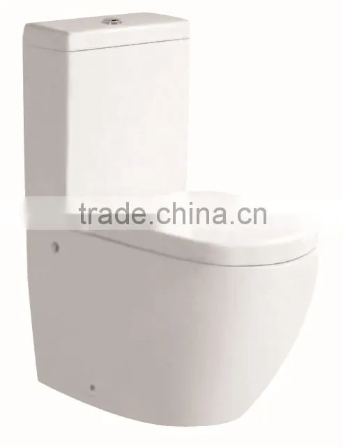 Luxury Modern ceramics two piece high quality wc toilet DT6083
