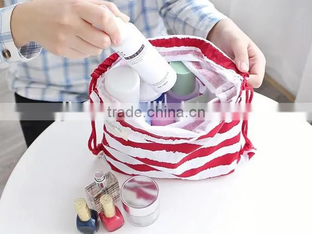 Hot sell cotton waterproof Cord drawsring bag