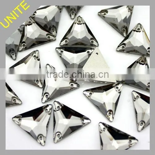 Triangle sew on rhinestones U3270