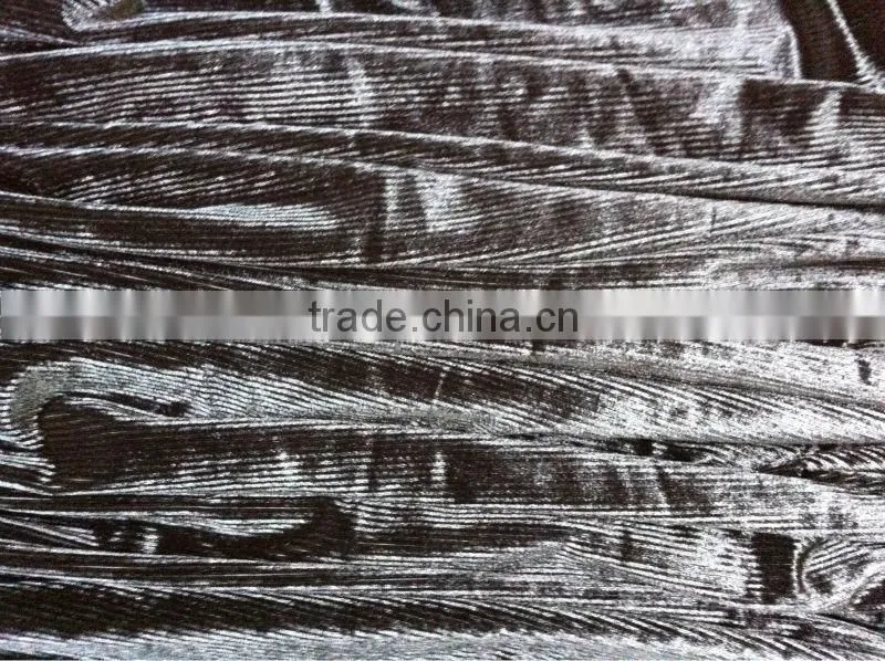 Hot Seal Stripe Korea velvet fabric from direct manufacturer