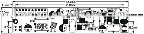 realan LR1204-120W12VDC mini itx power supply