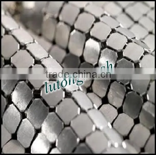 Anping Lutong mesh metal mesh sequin fabric for fabric curtain drapery