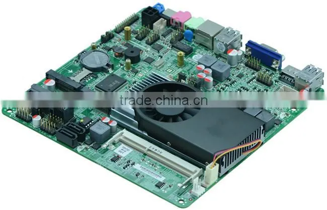 Intel POS mainboard Celeron 1037u fanless industrila motherboard for all in one pc 8*usb,2*com