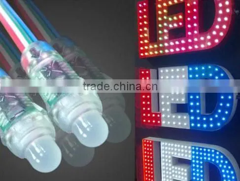 DC5V 12mm small rgb led pixel light ws2801