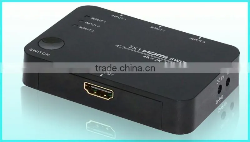 HDMI switch 3by1, HDMI 1.4, 4k x 2k, hot sale