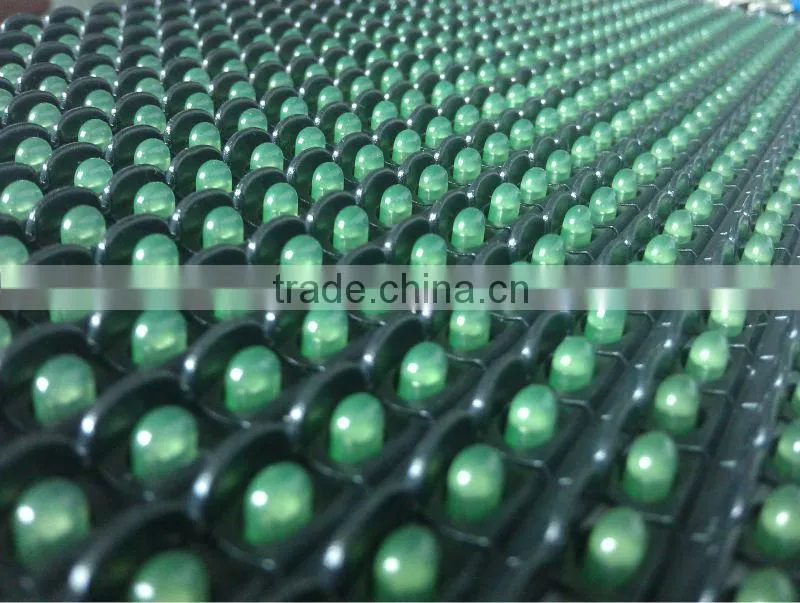 p10 single color green outdoor waterproof module