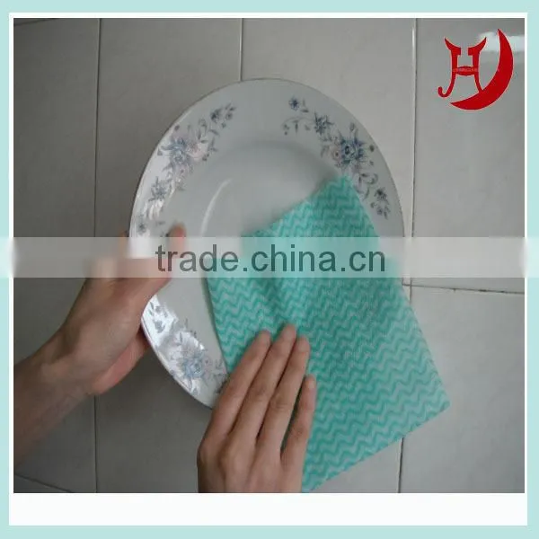 Kitchen spunlace nonwoven cleaning rags