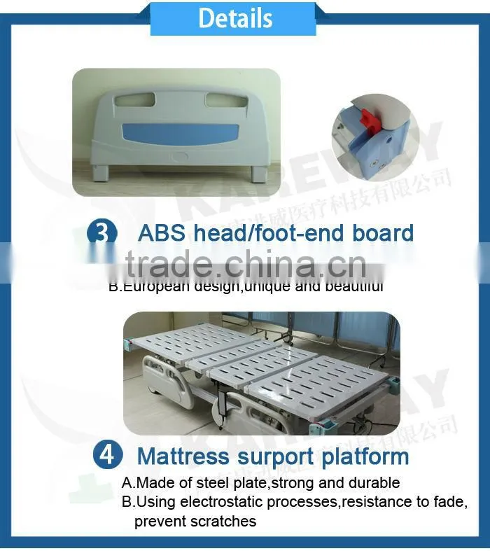 Stainless diagnostic hospital bed price