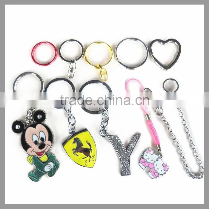 Fashion Zinc Alloy Key Chain Parts For Gifts