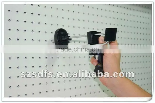 Slatwall hook magnetic stop hook lock for retail security stop lock for retail hook anti lose/anti theft