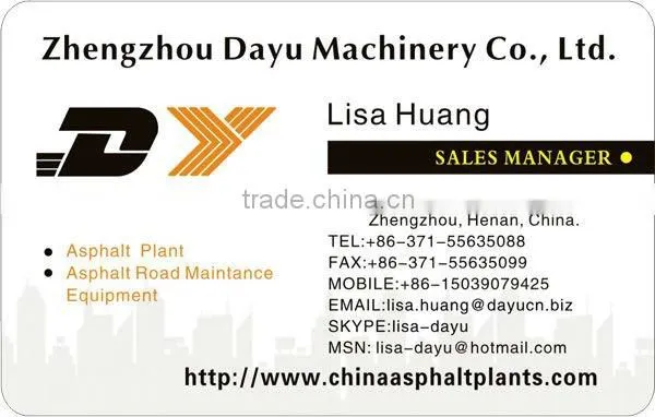 20-100t/h Drum Asphalt Mixer