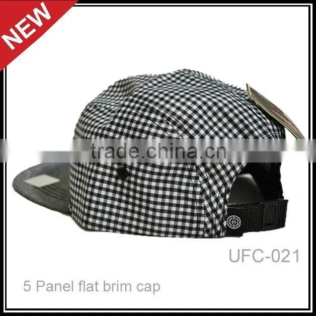 2012 New custom 5 panel snap back flat brim fitted baseball cap
