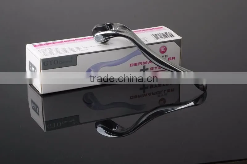 Derma Rollering System 180 Pins Eye Derma Roller with Silver Handle