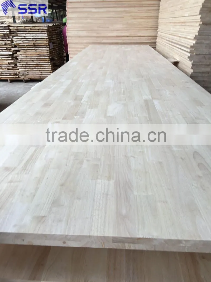 Rubber wood finger joint board for benchtop/worktop/countertop