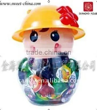 10 pieces colorful fruit jelly