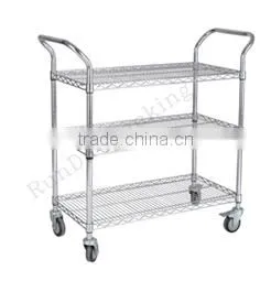 CW-18 chrome shelf rails
