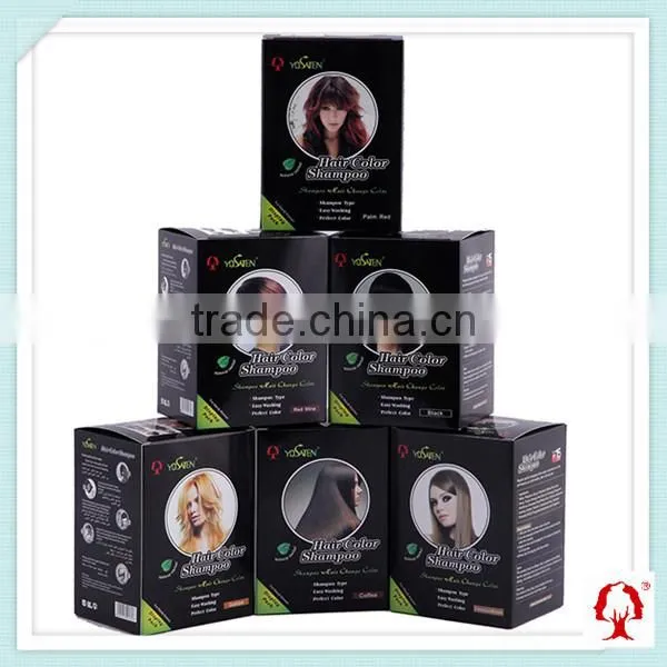 Nutural semi permanent hair color brands magic salon use black hair shampoo