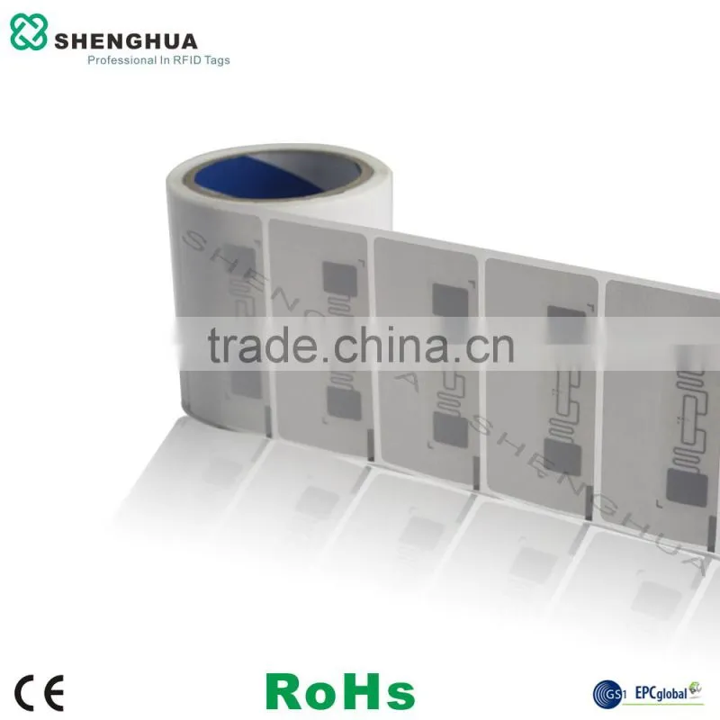 printable PET uhf Printable EPC CLASS1 GEN2 Alien Chip 860~961 MHZ RFID Smart Label for aviation
