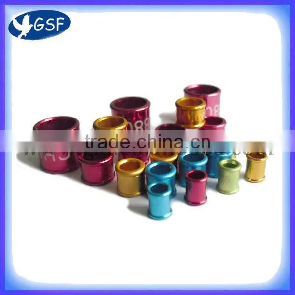 aluminium Numeric 2.5 finch leg 4.5 bands for lovebird,rings for pigeon