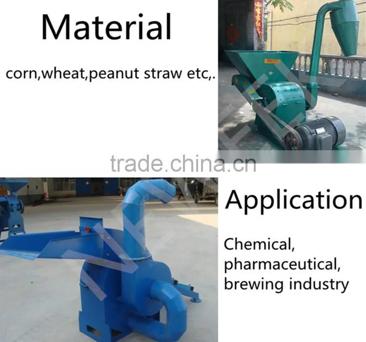 Neweek small 9FQ hammer mill for animal poultry feed grinder