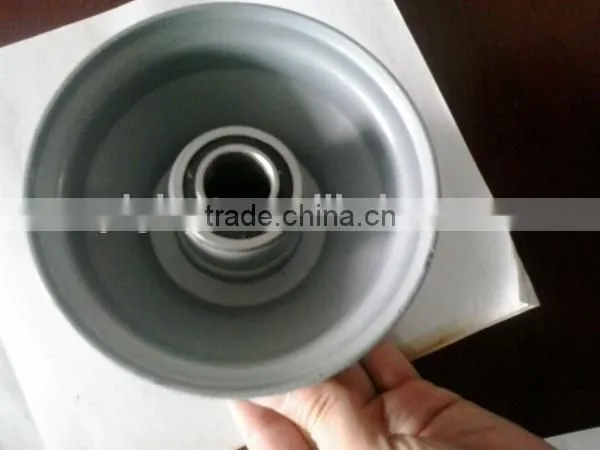 hand trolley steel flat rim with or without bearing 3.50-4