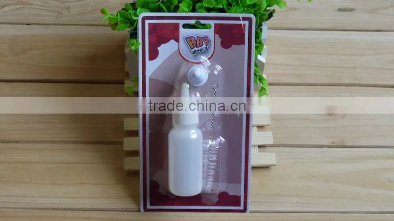 pet products feeding-bottle with cleaning brush