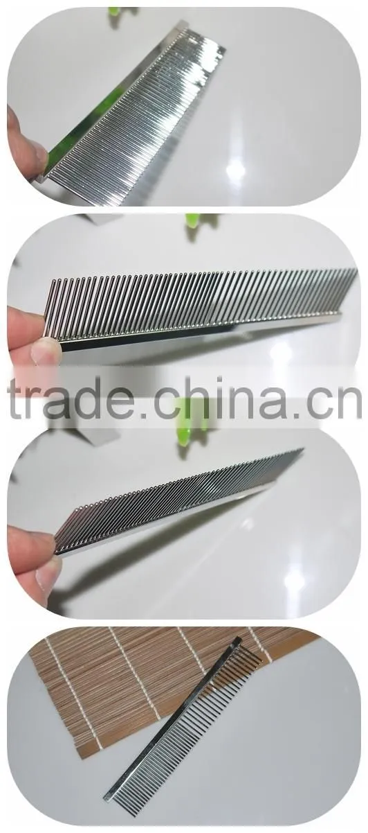 pet products wholesale pet steel comb for dog cleaning
