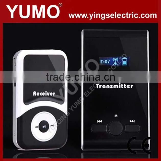YMG-100 The smallest lightest thinnest 80M 15 hours Wireless Tour Guide System